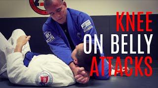 Knee on Belly Attacks| MMA BJJ Techniques | CVBJJ Online