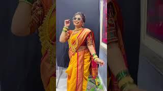 Ashwini Joshi Navvari Look | Beutiful marathi girl️ instagram Reel