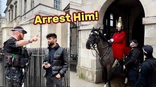 ( Instant Karma) This man MESSED with the WRONG King’s guard & POLICE officers