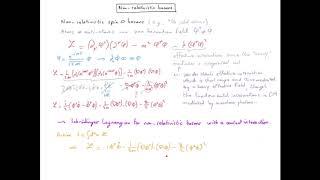 QFT22.1 NR Lagrangian