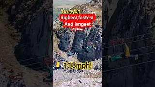 118MPH !!!! ON A ZIPLINE !!!