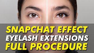 NEW at Eye Design New York | Snapchat Effect lash extensions by Nadia Afanaseva