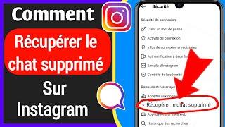 Comment récupérer des messages et conversations Instagram supprimés(2021)|récupération de chat insta