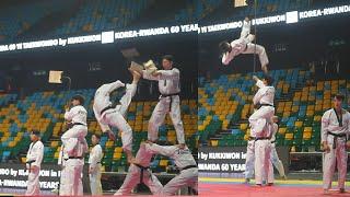 Kukkiwon Taekwondo Team  Demonstration Rwanda || Taekwondo Korean Ambassadors Championship #brucelee