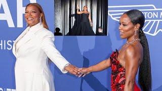 Queen Latifah and Partner Eboni Nichols Holding Hands On Red Carpet At AmfAR Cannes Gala