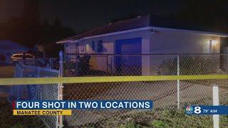 4 hospitalized after 2 drive-by shootings in Manatee County