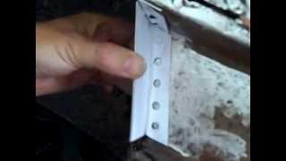 MGB GT inner step sill end plate repair