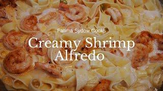 CREAMY SHRIMP ALFREDO PASTA.. 