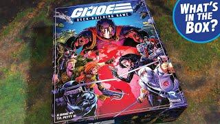 GI JOE DECK BUILDING GAME from Renegade Game Studios Unboxing