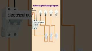 Tunnel Light wiring diagram | #tech #technology #viral #trending