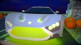 Halloween Night Cars | Spooky Music | Halloween Songs for Kids