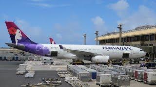 Hawaiian Airlines A330 First Class Honolulu to San Francisco