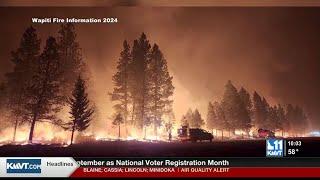 Wapiti Fire mapped at 110,000 acres | KMVT