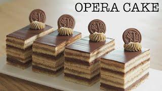 이 우아한 맛에 빠집니다. 오페라 케이크 만들기 /Heavenly Opera Cake.