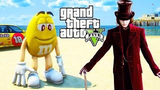 LES M&M's vs WILLY WONKA (GTA 5)