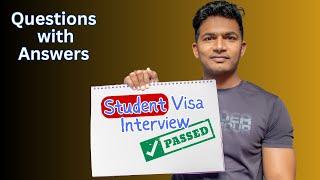 Student Visa Interview Questions and Answers | BM Maniya