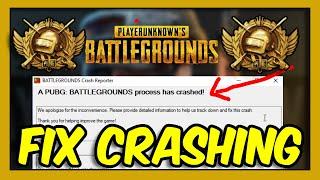 PUBG BATTLEGROUNDS How To Fix A PUBG BATTLEGROUNDS Process Has Crashed Complete Tutorial