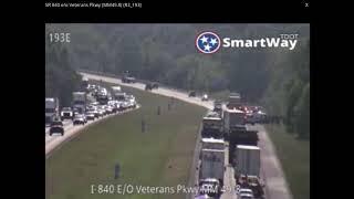 Rutherford County Crash on 840 west bound near Veterans Pkwy