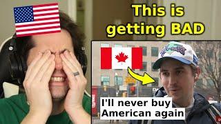 American Reacts to Canadians Boycotting America