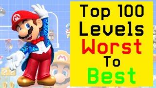 Ranking The Top 100 Most Popular Levels In Super Mario Maker 2 From Worst To Best!