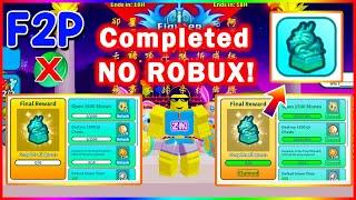 F2P Completed all Quests & got ALL rewards! | No ROBUX! | WFS | Roblox