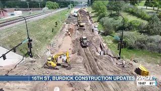 16th St, Burdick intersection in Minot anticipated to open back up in July