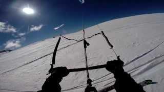 ozone frenzy snowkite Font d'Urle - Chaud Clapier Altitude 1250 -1700m