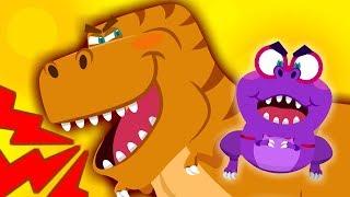 티라노 가족  | 사냥을 나가요 | 티라노사우르스 | 공룡동요 | 티디키즈지니키즈