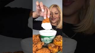 WINGSTOP  cr. Cookitgirleats on instagram #asmr #mukbang #foodshorts #eating #food #asmrshorts