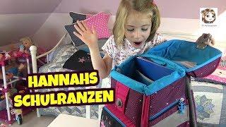 WHATS IN MY SCHOOLBAG? - Hannah packt ihren Schulranzen  Back to School