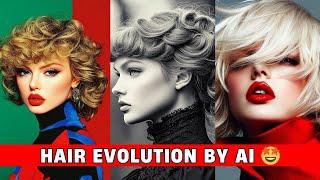 Taylor Swift's Hair Through the Decades:  AI’s Stunning Transformation!