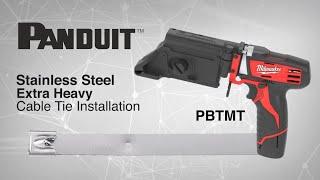 Installing Cable Ties with the Panduit PBTMT