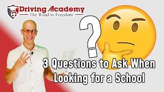 3 Questions to Ask When Looking for a CDL Trucking School - Driving Academy