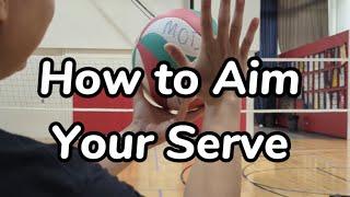 How to Aim Your Serve