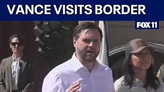 JD Vance visits US-Mexico border