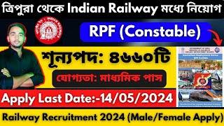 Tripura RRB recruitment 2024||Tripura new jobs 20224||RRB recruitment 2024||Indian railway job 2024