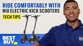 Lightweight All-Terrain NIU KQi 300X and KQi 300P Electric Kick Scooters – Tech Tips from Best Buy