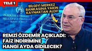 Remzi Özdemir Bilgiyi Merkez Bankası'na Yakın Kaynaklardan Aldı: Faiz İndirimi Ne Zaman Olacak?