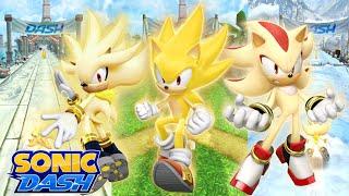 Sonic Dash (iOS) - Super Sonic vs. Super Shadow vs. Super Silver