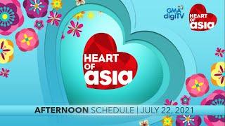 Heart of Asia Channel: Afternoon Schedule Bumper (July 22, 2021)