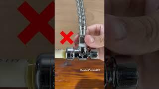 DO NOT Make THIS MISTAKE when installing compression supply line #shorts