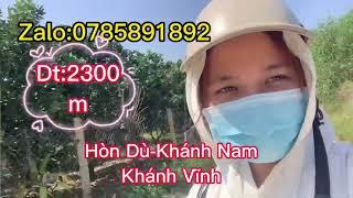 2300m đất BHk tại Hòn Dù-Khánh Nam-Khánh Vĩnh-Khánh Hoà