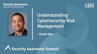 Understanding Cybersecurity Risk Management