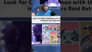 V-Reacts: NEW #pokemonscarletandviolet RAIDS ARE COMING! Dragon Mains STAND UP! #pokemon #shorts