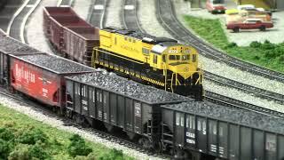 HO SCALE - Greater KC Model RR Club - Brush Creek & Western layout tour