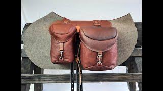 Packsattel mit Packtaschen / Satteltaschen für Wandern mit Pferd / INLAND Saddlery