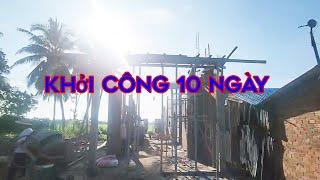 Căn nhà 2 phòng ngủ 3 toilet khởi công được 10 ngày .