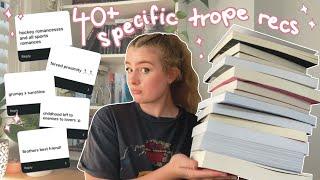 SPECIFIC ROMANCE BOOK RECS   || 40+ recommendations!