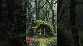 Enchanting Moss Covered Cottage in Bloom  #cottagenest #scenery #cottagevibes #cottagenest