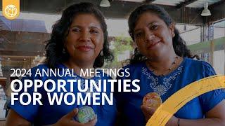 Women Transforming the World | World Bank Annual Meetings 2024